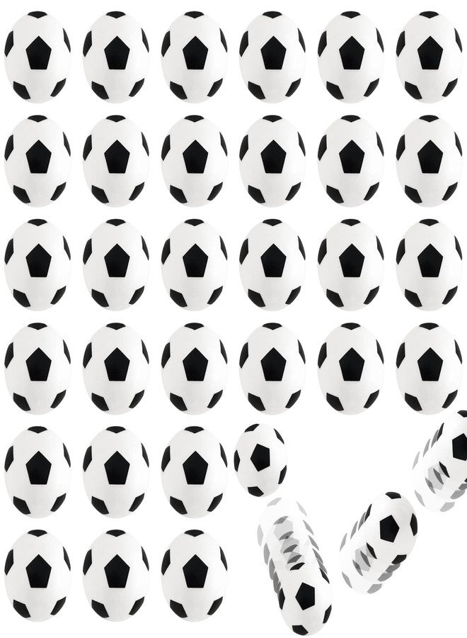 Xeehwb 30pcs Bouncy Balls,Soccer Bouncing Balls,High Bouncing Rubber Soccer Ball for Stress Relief,Multi-Item Party Favor Packs,Ball Games,Classroom Prizes,Stocking Stuffers(27mm) - Image 1